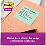 Post-it Recycled Super Sticky Notes, 4" x 4", Bora Bora Collection, Lined, 90 Sheet/Pad, 4 Pads/Pack (675-4SST)~#|#~C3035C14-FFAA-44FA-B2C869646E98F043_sc7