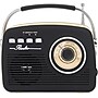 Supersonic Retro Portable Bluetooth Speaker, Black, (SC-1201BT-BLK)~#|#~C303CB99-62E9-4C38-B2416DD0ECC139FA_sc7