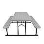 National Public Seating BMPT Series 30" x 72" Heavy Duty Picnic Folding Table, Grey (BMPT3072-BK02)~#|#~C304B7F9-426A-4144-95445D7D8A90F24C_sc7