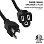 GoGreen Power 100' Indoor/Outdoor Extension Cord, 14 AWG, Black (GG-13800BK)~#|#~C30746DB-9025-4BBE-9CCD0D2810BC6FE4_sc7