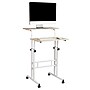 Mind Reader 20"W Manual Adjustable Standing Desk, White (SDROLLXL-WHT)~#|#~C3082BEB-8F57-4EAB-BBB0C2481C5B26A4_sc7