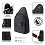 DUKAP Beekle Polyester Sling Bag, Black (BDK-BEE-BLK)~#|#~C30D3B2A-E686-48C5-8D3A1311CBD80519_sc7