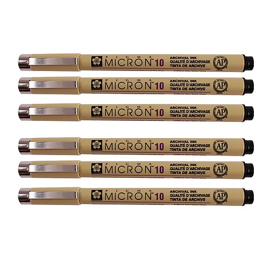 さくらっぺ　N Sakura Black Art & Drawing Pens | Staples