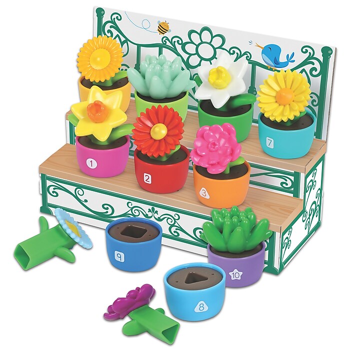 Learning Resources Shape & Color Garden, Multicolored (LER3610