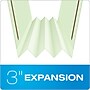 Pendaflex 30% Recycled Heavy Duty Pressboard Classification Folder, 3" Expansion, Legal Size, Light Green, 25/Box (PFX17187)~#|#~C311BB55-4B3A-426A-86C243643215DBDA_sc7