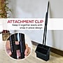 BISON LIFE Heavy Duty 48.5" Adjustable Lobby Dustpan and Broom Set, Black (BPES-DPBK-12A)~#|#~C31200AF-7538-4142-8A043E6045920CCD_sc7