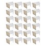 Flipside Foldable Cardboard Freestanding Privacy Panel, 12"H x 48"W, White, 24/Pack (60005-24)~#|#~C314985B-EC6B-49D9-BF2133613BF9D5C3_sc7