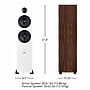 Fluance Ai81 2-Way Floorstanding Tower Speakers with 150W Built-in Amplifier, White Walnut (AI81WW)~#|#~C3180355-6042-4871-848DBDBC9623BDD2_sc7