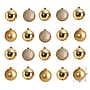 Nearly Natural Holiday Christmas Gold Shatterproof Ornament Set, 3", 20/Set (D1056-GL)~#|#~C318DCC4-BAE9-4731-995F1E535CAF1D95_sc7