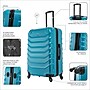 InUSA Endurance 28" Hardside Suitcase, 4-Wheeled Spinner, TSA Checkpoint Friendly, Teal (IUEND00L-TEA)~#|#~C31B57B0-D59E-4596-824D71E75C34E9CD_sc7