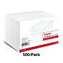 Staples 4" x 6" Index Cards, Lined, White, 500/Pack (TR50989)~#|#~C31EF54E-2DAC-491C-B907EFDD786FEF15_sc7