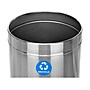 Alpine Industries Stainless Steel Recycling Bin, 27 Gallon, Silver (ALP475-27-R)~#|#~C31F9A66-D166-4DD0-B914D4FFC657BA54_sc7