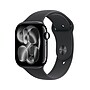 Apple Watch Series 11 GPS Smartwatch, 46mm, Jet Black Aluminum Case with Black Sport Band, Medium/Large (MEUX4LW/A)~#|#~C3226750-D42E-4422-A1D1CC0B02692E25_sc7