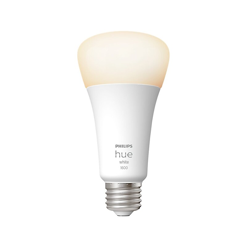 Philips Hue 100W Equivalent A21 LED Smart Bulb, Soft Warm White (580845) image 1