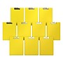 Davis Group Premium Polypropylene Clipboard, Letter Size, Yellow, 10/Pack (4511-05-10)~#|#~C32A96F5-959A-4E0B-B7CA5AF208F61725_sc7