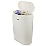 Elama Stainless Steel Indoor Sensor Trash Can, 13 Gallon, Off-White (938122409M)~#|#~C32B7C27-379A-4C71-AEE514EC07BBED34_sc7