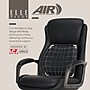 Elle Decor Rivendell AIR Lumbar Ergonomic Faux Leather Swivel Executive Chair, Black (60124-BLK)~#|#~C32D9B07-9EB0-4758-B4681B66BCC13ECE_sc7