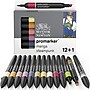 Winsor & Newton Promarker Dual-Tip Alcohol Based Marker, Manga Steampunk, 12/Pack (WNX0290143)~#|#~C32EFEAC-F3C1-4B5B-90CCC6ADFE871E19_sc7