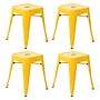 Flash Furniture Kai Industrial Iron Table Height Stackable Restaurant Stool without Back, Yellow, 4-Pieces/Pack (ETBT350318YL)~#|#~C32F216B-BE1C-4BAD-A44600342DC0F63E_sc7