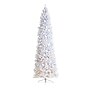 Nearly Natural 10' Slim White Artificial Christmas Tree with 800 Warm White LED Lights and 2420 Bendable Branches (T3364)~#|#~C32F3804-D523-42CF-927A985F55639E2A_sc7