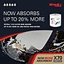 WypAll PowerClean X70 Cloths, 9.75" x 13", White, 220 Sheets/Roll, 3 Rolls/Carton (83571)~#|#~C32F3DB0-0F2E-42CD-A25FF8469C79597D_sc7