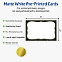 Avery Rectangle Matte Blank Card, White, 20/Pack (19479370895)~#|#~C330EA20-0C5D-4DD9-98D1DA43039C0C57_sc7