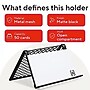 TRU RED Wire Mesh Business Card Holder, Single‑Compartment, Matte Black – Desktop Organizer for Professional Card Display~#|#~C331144A-37C4-4344-8B4CAAC78A702557_sc7