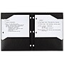 Five Star Stay Put  3-Hole Punched 2 Pocket Plastic Folder, Black (333420G-ECM26)~#|#~C336A13D-EF09-41FC-9E444D6BC6367ACF_sc7