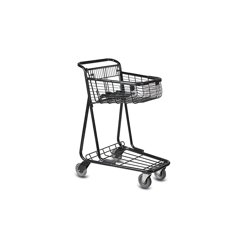 Versacart EXpress 3650 Metal Shopping Cart, Black (101-3650-C) image 1