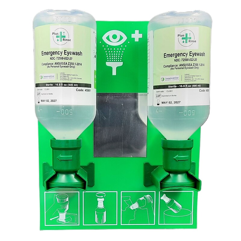 Plus Rinse Small Open Eyewash Station (46948) image 1