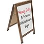 Excello Global Products Indestructible A-Frame Whiteboard, 40" x 22", Brown (EGP-HD-0538-BN)~#|#~C339FE0F-8653-431D-9C07C75C1EB0A218_sc7