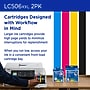 Brother LC506XXL Black Super High Yield Ink Cartridge, 2/Pack (LC506XXL2PKS)~#|#~C33BC8F5-6155-451E-88C335B705DFFB6F_sc7