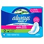 Always Maxi Heavy Maxi Pads with Wings, Size 2 Long, 18/Box (03368)~#|#~C33E7892-4FDD-4651-906931DF72AC9028_sc7