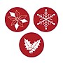 Geographics Red Foil Holiday Seals, Red/White, 40/Pack (50063)~#|#~C33F03F1-3CF1-4C8C-9F998ED5FBE7A974_sc7