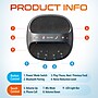 Delton C4700 Noise Reducing 360° Voice Pickup Wired/Wireless Conference Speaker Speakerphone, Black (DSC4700-WR)~#|#~C3432A74-187B-42FE-9B2D4F9D03D2F487_sc7