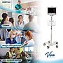 Viva Comfort Edan Elite V-Series Monitor Universal Vital Sign Mobile Stand with Mounting Plate, White (ADIME912-C-MP-07-MK)~#|#~C344F8D3-4BCB-4346-B665A968BAA64345_sc7