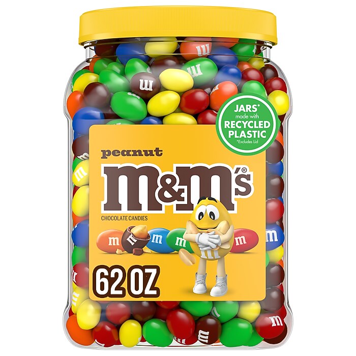 Galaxy - M&amp;M&amp;M M and Ms Share Size Peanut Butter Chocolate Candy, 2.83