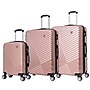 TUCCI VOLARO  3-Piece Hardside Luggage Set with Spinner Wheels, Rose Gold Geometric (T0811-03PC-RGD)~#|#~C354CAA8-17C9-451F-A7C1E143E993DD75_sc7