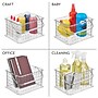 iDESIGN Small Stackable Plastic Storage Bin, Clear, 3/Pack (29409M3)~#|#~C35A1618-E946-438B-865FDFDF9E6BC0A3_sc7