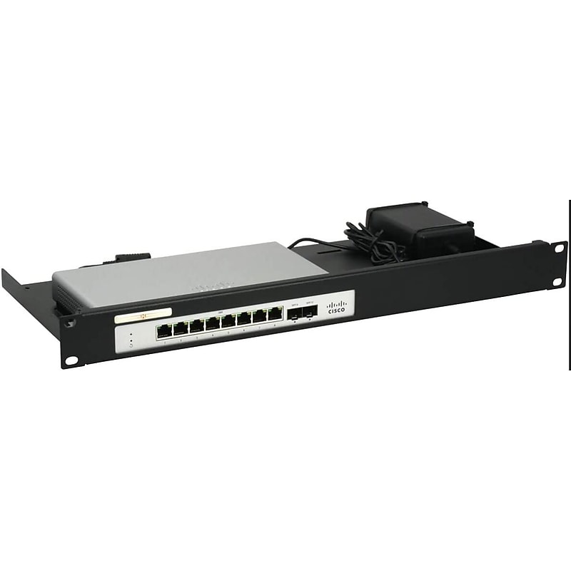 Rackmount Kit for Cisco Meraki MS120-8 and MS120-8LP, Black (RM-CI-T3) image 1