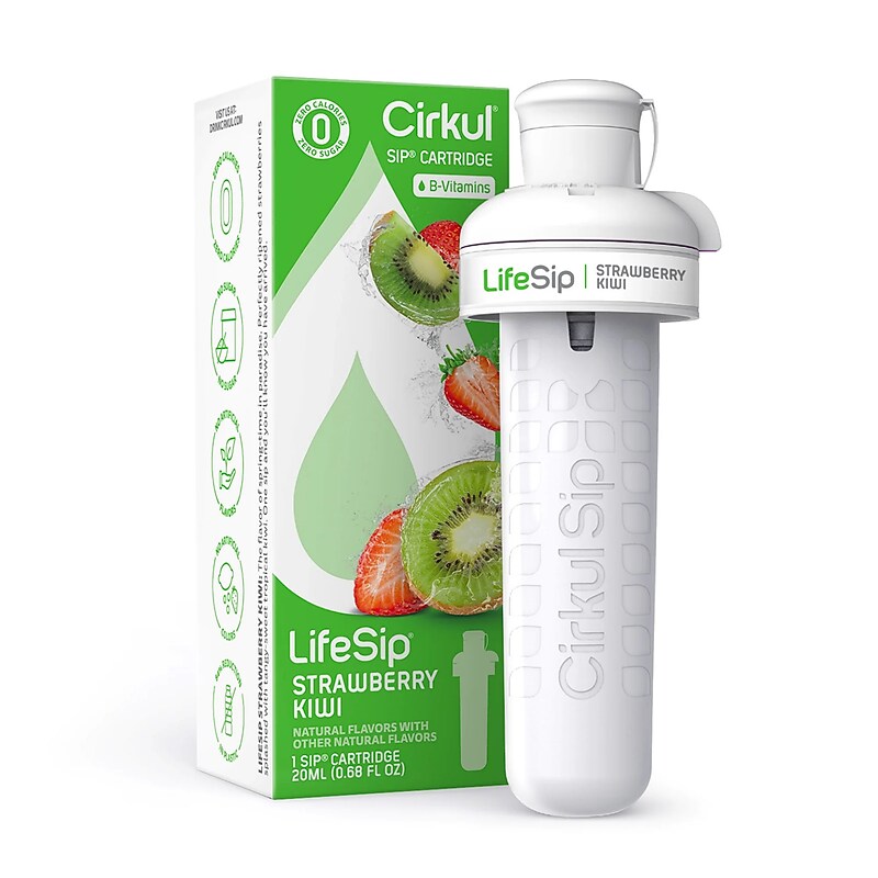 Cirkul LifeSip Sugar-Free Strawberry Kiwi Flavor Cartridge (850021373405) image 1