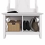 Bush Furniture Key West 66" Hall Tree with Shoe Storage Bench, Pure White Oak (KWS166WT-03)~#|#~C35FD25D-1920-438A-850CD8E02D986535_sc7