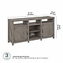Bush Furniture Knoxville Console TV Stand, Screens up to 75", Restored Gray (CGV265RTG-03)~#|#~C363EA65-661E-43F4-96CCBC86CCE74C3D_sc7