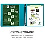 Samsill Earth's Choice Plant-Based 1" Durable View Binders, 3-Ring, Made in USA, Assorted Fashion Colors, 4/Pack (MP48639)~#|#~C364535B-F291-428F-80CD4FCB53C8C631_sc7
