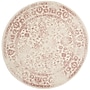 Safavieh Adirondack Collection 8' Round Indoor Area Rug, Machine Made, Ivory/Rose (ADR109H-8R)~#|#~C36891AC-290B-454F-B18A594DB7C850FD_sc7