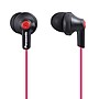 Panasonic ErgoFit Earbuds, Matte Black/Red (RP-HJE120)~#|#~C368F5F4-459E-4AE6-AB1B412519E83CF0_sc7