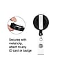 Staples Badge Reels, 30" Retractable Cord Length, Vinyl/Metal, Black, 25/Pack (18913/3748022)~#|#~C36AAD5F-1A82-4DD4-970A1FC85EAF1DE3_sc7