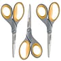 Westcott Titanium Bonded 8" Titanium Multi-Purpose/Heavy Duty Scissor, Pointed Tip, Gray/Yellow, 3/Pack (17532)~#|#~C36B6A61-DD85-4878-832C3A7DE4E673D9_sc7