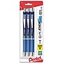 Pentel EnerGel RTX Retractable Gel Pens, Needle Tip Fine Point, Blue Ink, 3/Pack (BLN75BP3C)~#|#~C36BA803-2D41-49BE-B5CE329EBF6BDCE2_sc7