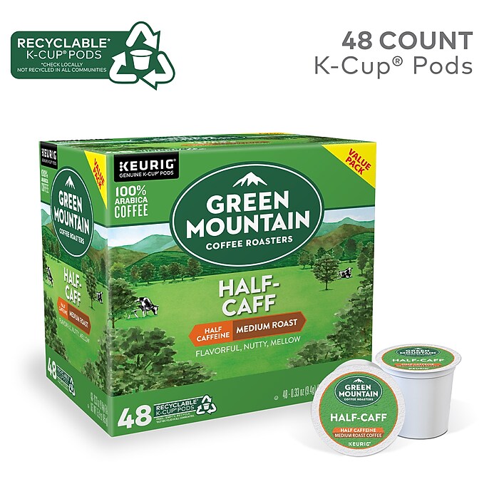 Green Mountain Coffee Roasters Half-Caff Coffee Keurig® K-Cup